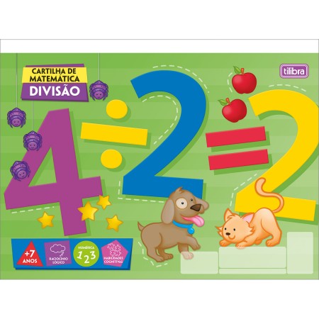 Foto ilustrativa Cartilha de Atividades de Matemática - Divisão Académie 20 Folhas
