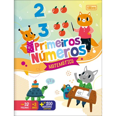 Foto ilustrativa Cartilha de Atividades de Matemática - Números Aprender, Brincar e Colorir 16 Folhas