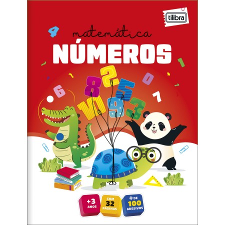 Foto ilustrativa Cartilha de Atividades de Matemática - Números Aprender, Brincar e Colorir 16 Folhas