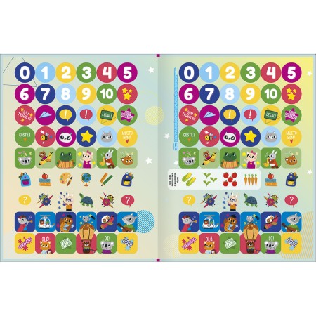 Foto ilustrativa Cartilha de Atividades de Matemática - Primeiros Números Aprender, Brincar e Colorir 8 Folhas