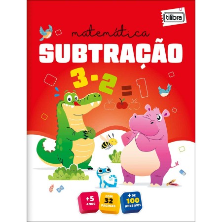 Foto ilustrativa Cartilha de Atividades de Matemática - Subtração Aprender, Brincar e Colorir 16 Folhas