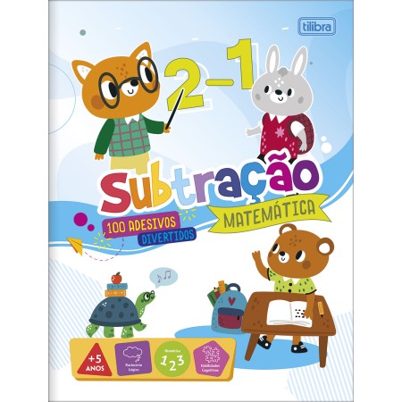 Foto ilustrativa Cartilha de Atividades de Matemática - Subtração Aprender, Brincar e Colorir 8 Folhas