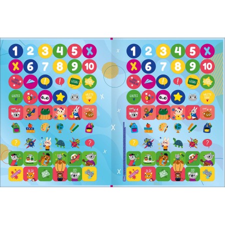 Foto ilustrativa Cartilha de Atividades de Matemática - Tabuada Aprender, Brincar e Colorir 16 Folhas