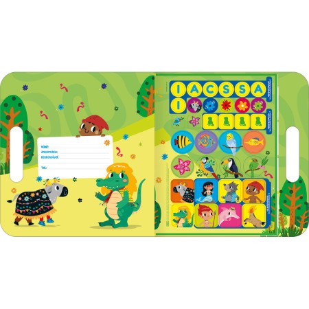 Foto ilustrativa Cartilha de Atividades Maleta Folclore Aprender, Brincar e Colorir 8 Folhas