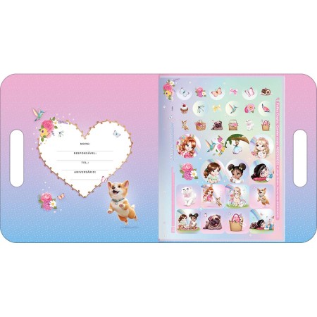 Foto ilustrativa Cartilha de Atividades Maleta Jolie 8 Folhas