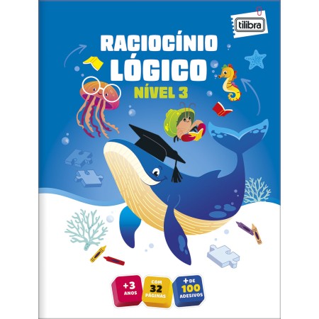Foto ilustrativa Cartilha de Raciocínio Lógico Nível 3 16 Folhas