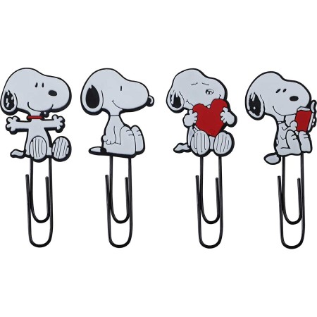 Foto ilustrativa Clips Decorado Snoopy 50mm 4 Unidades