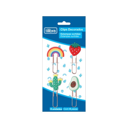 Foto ilustrativa Clips Decorados 50mm 4 Unidades
