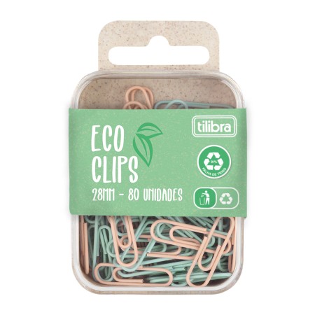 Foto ilustrativa Clips Eco 28mm - 80 Unidades