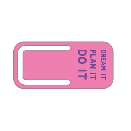 Foto ilustrativa Clips Metal Decorado com 3 Unidades