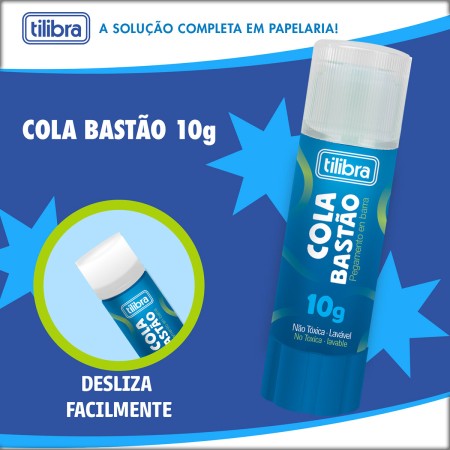 Foto ilustrativa Cola em Bastão 10g