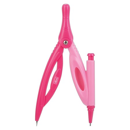 Foto ilustrativa Compasso Escolar sem Tira-Linha Plástico