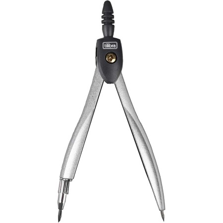 Foto ilustrativa Compasso Escolar sem Tira-Linha Precision com Estojo