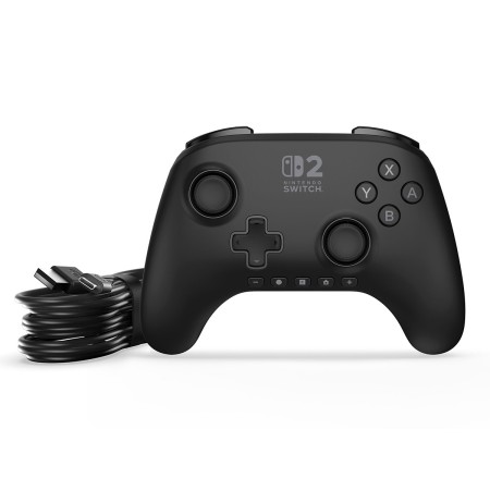Foto ilustrativa Controle Advantage com Fio PowerA para Nintendo Switch 2 - Preto