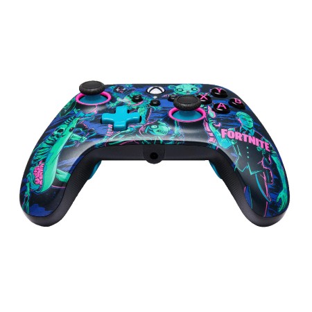 Foto ilustrativa Controle Advantage com fio PowerA para XBOX Serie X|S - Fortnite