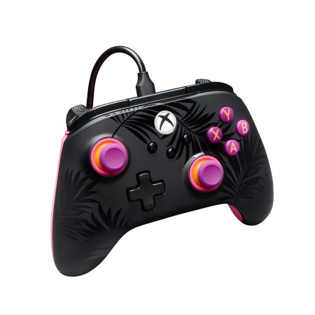 Foto ilustrativa Controle Advantage Plus com fio PowerA para XBOX Serie X|S - Moonlit Palms