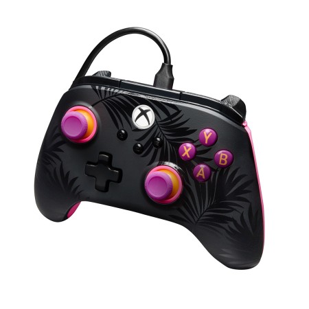 Foto ilustrativa Controle Advantage Plus com fio PowerA para XBOX Serie X|S - Moonlit Palms