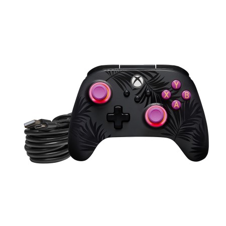 Foto ilustrativa Controle Advantage Plus com fio PowerA para XBOX Serie X|S - Moonlit Palms