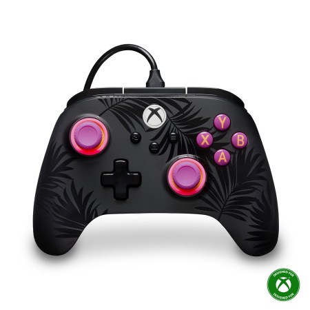 Foto ilustrativa Controle Advantage Plus com fio PowerA para XBOX Serie X|S - Moonlit Palms