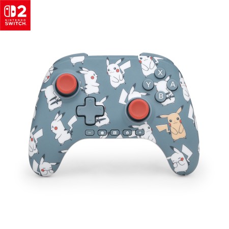 Foto ilustrativa Controle Advantage Sem Fio PowerA para Nintendo Switch 2 - Pikachu Moments