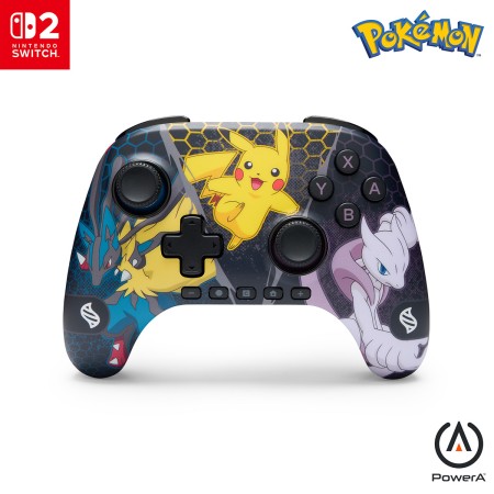 Foto ilustrativa Controle Advantage Sem Fio PowerA para Nintendo Switch 2 - Pokémon Mega Evolutions