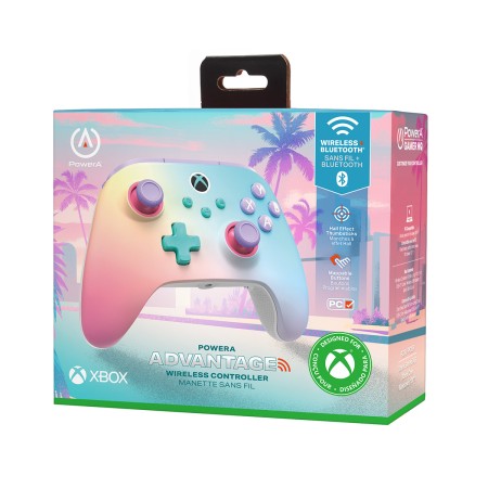 Foto ilustrativa Controle Advantage Sem Fio PowerA para XBOX Series X|S - Beach Vibes