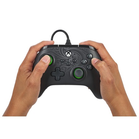 Foto ilustrativa Controle Avançado com fio Power-A para XBOX Serie X|S - Verde Celestial