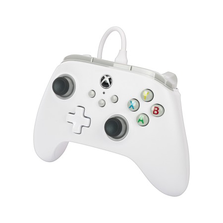 Foto ilustrativa Controle com fio Power-A para XBOX Serie X|S - Branco