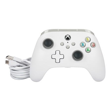 Foto ilustrativa Controle com fio Power-A para XBOX Serie X|S - Branco