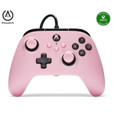 Foto ilustrativa Controle com fio PowerA para XBOX Serie X|S - Rosa