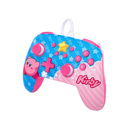 Foto ilustrativa Controle Enhanced Com Fio Power-A para Nintendo Switch - Kirby