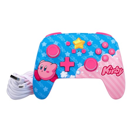 Foto ilustrativa Controle Enhanced Com Fio Power-A para Nintendo Switch - Kirby