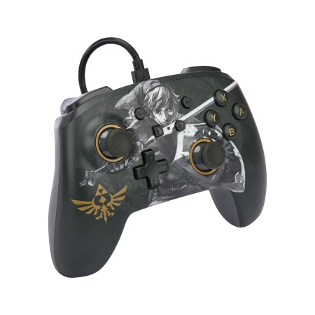 Foto ilustrativa Controle Enhanced Com Fio Power-A para Nintendo Switch - Zelda Battle-Ready Link