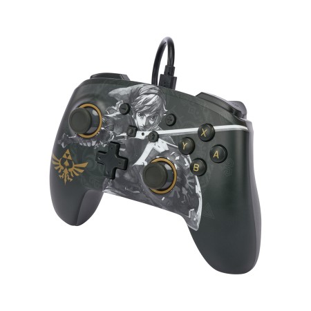 Foto ilustrativa Controle Enhanced Com Fio Power-A para Nintendo Switch - Zelda Battle-Ready Link