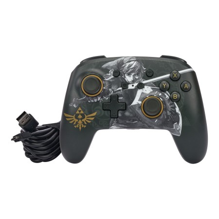 Foto ilustrativa Controle Enhanced Com Fio Power-A para Nintendo Switch - Zelda Battle-Ready Link