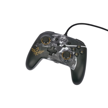 Foto ilustrativa Controle Enhanced Com Fio Power-A para Nintendo Switch - Zelda Battle-Ready Link