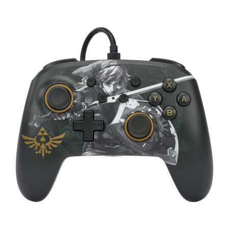 Foto ilustrativa Controle Enhanced Com Fio Power-A para Nintendo Switch - Zelda Battle-Ready Link