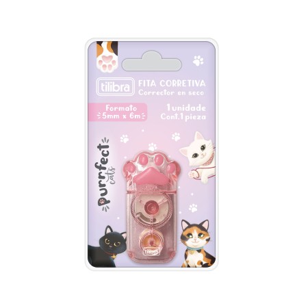 Foto ilustrativa Corretivo em Fita 5mm x 6m Purrfect Cats