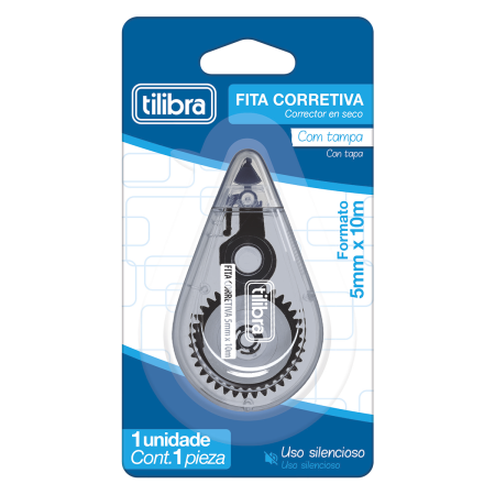 Foto ilustrativa Corretivo em Fita 5mmX10m Preto