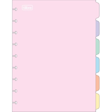 Foto ilustrativa Divisórias Pastel para Tilidisco Colegial