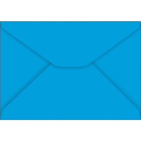 Foto ilustrativa Envelope Carta TB11 Azul Royal 114x162mm - Caixa com 100 Unidades