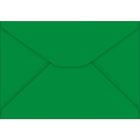Foto ilustrativa Envelope Carta TB11 Verde 114x162mm - Carta com 100 Unidades