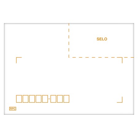 Foto ilustrativa Envelope Carteira Carta com RPC TB11 114x162mm