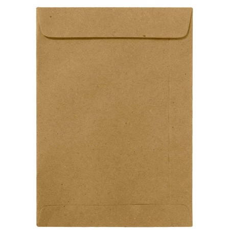 Foto ilustrativa Envelope Saco Kraft Natural KN25 176x250mm - Caixa com 100 Unidades