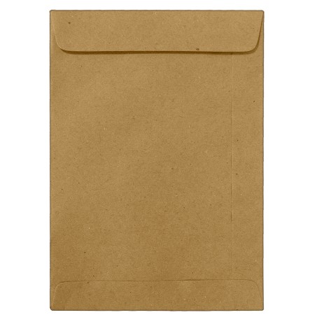 Foto ilustrativa Envelope Saco Kraft Natural KN45 370x450mm - Caixa com 250 Unidades