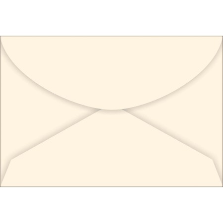 Foto ilustrativa Envelope Visita TB72 Creme 72x108mm - Caixa com 100 Unidades