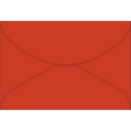Foto ilustrativa Envelope Visita TB72 Vermelho 72x108mm - Caixa com 100 Unidades