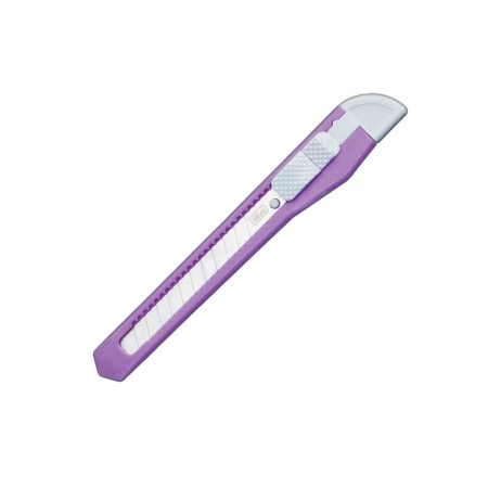 Foto ilustrativa Estilete Estreito de Plástico com Trava ES04