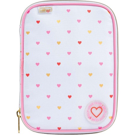 Foto ilustrativa Estojo Box Académie Coração Metalizado Azul