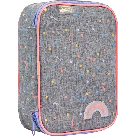 Foto ilustrativa Estojo Box Académie Dots Cinza